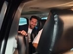 Lionel Messi smiles after landing in Kolkata Lionel Messi smiles after landing in Kolkata