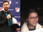 Lionel Messi and Indian fan. Lionel Messi and Indian fan.