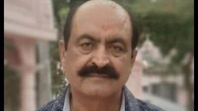 The deceased, Ravinder Sobti, was the vice-president of the Nawashahar Veopar Mandal (HT Photo)