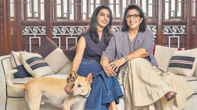 iMumbai, India - December 05, 2025: Shireen gandhy and her daughter Atyaan Jungalwala pose for the photos at Bandra in Mumbai, India, on Friday, December 05, 2025. (Photo by Satish Bate/ Hindustan Times) (Hindustan Times) iMumbai, India - December 05, 2025: Shireen gandhy and her daughter Atyaan Jungalwala pose for the photos at Bandra in Mumbai, India, on Friday, December 05, 2025. (Photo by Satish Bate/ Hindustan Times) (Hindustan Times)