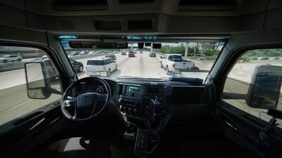 An autonomous driving system from Aurora Innovation piloting a truck in April. An autonomous driving system from Aurora Innovation piloting a truck in April.