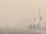 Forecasts show no immediate relief is in sight, with the AQI set to stay severe throughout Sunday (Vipin Kumar) Forecasts show no immediate relief is in sight, with the AQI set to stay severe throughout Sunday (Vipin Kumar)