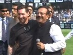 TMC MLA Arup Biswas with Lionel Messi TMC MLA Arup Biswas with Lionel Messi