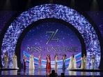 Top 12 contestants at the 74th Miss Universe pageant in Bangkok, Thailand on November 21, 2025. (File Photo/ Reuters) 