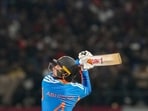 Abhishek Sharma gave India a strong start, smashing 35 off 18 balls.