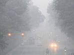 Residents said the air looked like dense fog and it was difficult to even breathe outdoors (Arvind Yadav/HT)