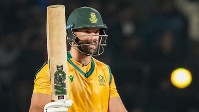 Aiden Markram got a half-century, registering 61 off 46 balls. (PTI) Aiden Markram got a half-century, registering 61 off 46 balls. (PTI)