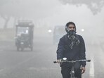 Greater Noida recorded a 24-hour average AQI of 447 in the ‘severe’ category, according to the CPCB’s 4 pm national bulletin. It was followed by Ghaziabad at 444 and Noida at 437 — also in the ‘severe’ category. (Sunil Ghosh/HT Photo) Greater Noida recorded a 24-hour average AQI of 447 in the ‘severe’ category, according to the CPCB’s 4 pm national bulletin. It was followed by Ghaziabad at 444 and Noida at 437 — also in the ‘severe’ category. (Sunil Ghosh/HT Photo)