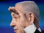 Israeli Prime Minister Benjamin Netanyahu speaks during a press conference. Israeli Prime Minister Benjamin Netanyahu speaks during a press conference.
