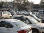 Officials cited a successful Hisar pilot and warned against the “two-minute parking” excuse that clogs arterial roads during peak hours. (Parveen Kumar/HT)