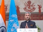 File photo or External affairs minister S. Jaishankar speaking during the recent inaugural ceremony of the 20th Session of the Intergovernmental Committee for the Safeguarding of the Intangible Cultural Heritage.