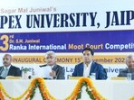 Apex University Jaipur inaugurates the 3rd Dr. S.M. Juniwal Ranka International Moot Court Competition