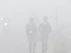 Schools issued advisories regarding delayed bus timings, and commuters heading to Delhi airport faced delays. (HT photo) Schools issued advisories regarding delayed bus timings, and commuters heading to Delhi airport faced delays. (HT photo)