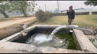 According to figures presented in the Rajya Sabha earlier this week, Punjab is extracting far more groundwater each year than can be sustainably replenished. (Gurpreet Singh/HT) According to figures presented in the Rajya Sabha earlier this week, Punjab is extracting far more groundwater each year than can be sustainably replenished. (Gurpreet Singh/HT)