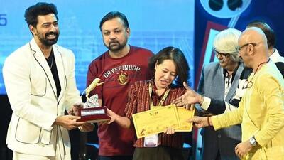 Tribeny Rai’s debut film, Chhora Jastai (Shape of Momo), won the Golden Royal Bengal Tiger Award for Best Film in the Indian Languages Competition at KIFF 2025 (KIFF) Tribeny Rai’s debut film, Chhora Jastai (Shape of Momo), won the Golden Royal Bengal Tiger Award for Best Film in the Indian Languages Competition at KIFF 2025 (KIFF)