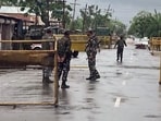 Officials also reported that at least one civilian injured during the incident however the identity of the injured is yet to be ascertained.