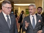 External affairs minister S. Jaishankar with Israeli foreign affairs minister Gideon Sa'ar in Jerusalem, Israel (@DrSJaishankar) External affairs minister S. Jaishankar with Israeli foreign affairs minister Gideon Sa'ar in Jerusalem, Israel (@DrSJaishankar)