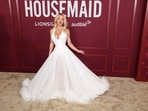 Sydney Sweeney stuns in white at The Housemaid Los Angeles premiere