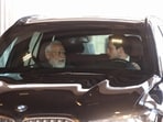 Crown Prince Al Hussein Bin Abdullah II drives PM Modi to the Jordan Museum as a special gesture. The Crown Prince is the 42nd generation direct descendant of Prophet Mohammad. (Sourced/HT) Crown Prince Al Hussein Bin Abdullah II drives PM Modi to the Jordan Museum as a special gesture. The Crown Prince is the 42nd generation direct descendant of Prophet Mohammad. (Sourced/HT)