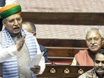New Delhi, Dec 15 (ANI): Union MoS (I/C) Arjun Ram Meghwal speaks in Rajya Sabha during the ongoing Winter Session of Parliament, in New Delhi on Monday. (Sansad TV/ANI Video Grab) (Sansad TV)