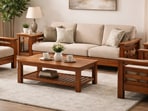 A 5-seater sofa set for a living room space is a warm and comforting way for the family to unwind at home.(AI generated)