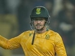South Africa’s Quinton de Kock scored 90 off 46 against India in the second T20I in New Chandigarh.