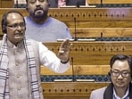 Union Minister Shivraj Singh Chouhan speaks in the Lok Sabha during the Winter session of Parliament. (PTI photo)