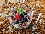 Berries and yoghurt are excellent for gut health, while sugary cereals are not, shares Dr Sethi.