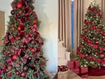 Why burgundy Christmas trees are becoming the most stylish and elegant decor trend this holiday season(Instagram/makeupshayla)