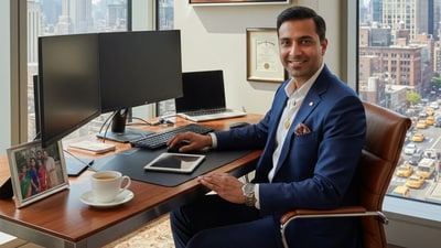 A man sparked debate after sharing why many Indians stayed abroad, saying better work culture and peace of mind made life outside India easier. (Representational image/Gemini AI generated)