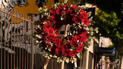Flowers are seen placed at the Walk of Fame star for Rob Reiner Monday, Dec. 15, 2025, in the Hollywood section of Los Angeles. (AP Photo/Damian Dovarganes) (AP) Flowers are seen placed at the Walk of Fame star for Rob Reiner Monday, Dec. 15, 2025, in the Hollywood section of Los Angeles. (AP Photo/Damian Dovarganes) (AP)