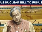 Congress MP Tharoor questions Modi govt's <span class='webrupee'>₹</span>19.3 trillion nuclear bet Congress MP Tharoor questions Modi govt's <span class='webrupee'>₹</span>19.3 trillion nuclear bet