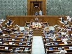 Ongoing Lok Sabha proceedings during the winter session of the Parliament. 