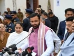 CM also ordered an inquiry into a PACS manager, set a 15-day deadline for underpass repairs and flagged sewerage and power safety lapses. (Parveen Kumar/HT) CM also ordered an inquiry into a PACS manager, set a 15-day deadline for underpass repairs and flagged sewerage and power safety lapses. (Parveen Kumar/HT)