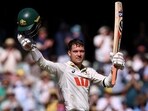 It was Alex Carey's day in the sun as the South Australia native reached a Test century for the first time at his home venue. Only a few months after his father's passing, it was an emotional moment for the wicketkeeper, and an important one for his team as he pushed them to 326/8 at stumps on Day 1.(AFP)