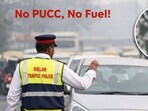 Delhi Environment Minister Manjinder Singh Sirsa announced that petrol pumps across the capital will not dispense fuel to any vehicle that does not have a valid PUCC. (AI-generated representative image)