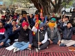 For teachers injured while on election duty, the unions demanded compensation of  <span class='webrupee'>₹</span>20 lakh each, full and free medical treatment at the government’s expense, and that their recovery period be recognised as on-duty time. (Manish/HT)