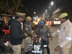 Officials said that in case of crime incidents like chain snatchings, robberies, or any other heinous crimes, the concerned police station, static teams, mobile teams, and police response vehicles are activated. (Sakib Ali/HT Photo)