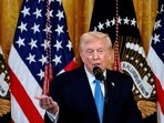 The US President Donald Trump.