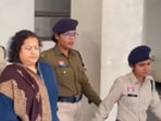 The ED has arrested Soumya Chaurasia, a suspended state administrative service officer (Screengrab/PTI Videos) The ED has arrested Soumya Chaurasia, a suspended state administrative service officer (Screengrab/PTI Videos)