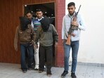 The accused been identified as Shivam Sharma, 23, and Gopal Kumar, 21, both residents of Faridkot, Punjab (Sant Arora/HT)