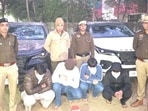 The four apprehended accused. (HT)