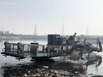The initiative focuses on intercepting pollution at its source through large-scale mechanical desilting and the removal of sludge, solid waste and aquatic weeds from major drains before they discharge into the Yamuna. (ANI)