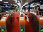 The proposed 11.63-km underground line would link Airport Express with Old Gurugram, while an elevated HMRTC option projects much higher ridership. (HT Archive)