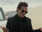 Akshaye Khanna in a still from the Dhurandhar song Fa9la. Akshaye Khanna in a still from the Dhurandhar song Fa9la.