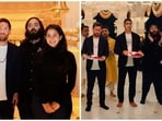 Radhika Merchant and Anant Ambani welcome Lionel Messi in Jamnagar. 