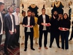 Lionel Messi performed aarti at Vantara in Jamnagar, saying ‘Jai Mata Di’ as Anant Ambani and Radhika Merchant joined the spiritual moment. Lionel Messi performed aarti at Vantara in Jamnagar, saying ‘Jai Mata Di’ as Anant Ambani and Radhika Merchant joined the spiritual moment.