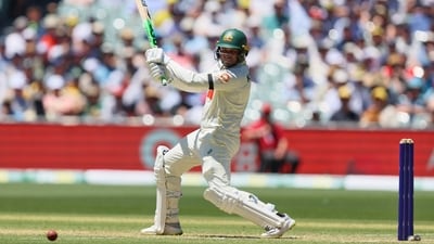 The day before his 39th birthday, Usman Khawaja got another chance in the Australian team, and made sure he made it count. Coming in at 37/2, Khawaja scored a fluent 82 on a good batting surface. He would be disappointed by his mode of dismissal, but played a very good knock. (AP) The day before his 39th birthday, Usman Khawaja got another chance in the Australian team, and made sure he made it count. Coming in at 37/2, Khawaja scored a fluent 82 on a good batting surface. He would be disappointed by his mode of dismissal, but played a very good knock. (AP)