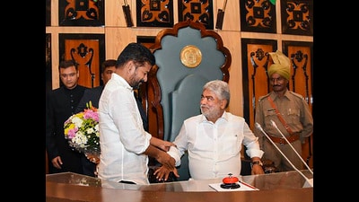 In his order, the Speaker stated that the petitioners had failed to produce credible evidence to establish that the five MLAs had formally defected from the BRS to the Congress. (PTI)