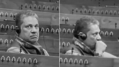 Amit Malviya has shared a video of Kirti Azad smoking e-cigarette in the Parliament. Amit Malviya has shared a video of Kirti Azad smoking e-cigarette in the Parliament.